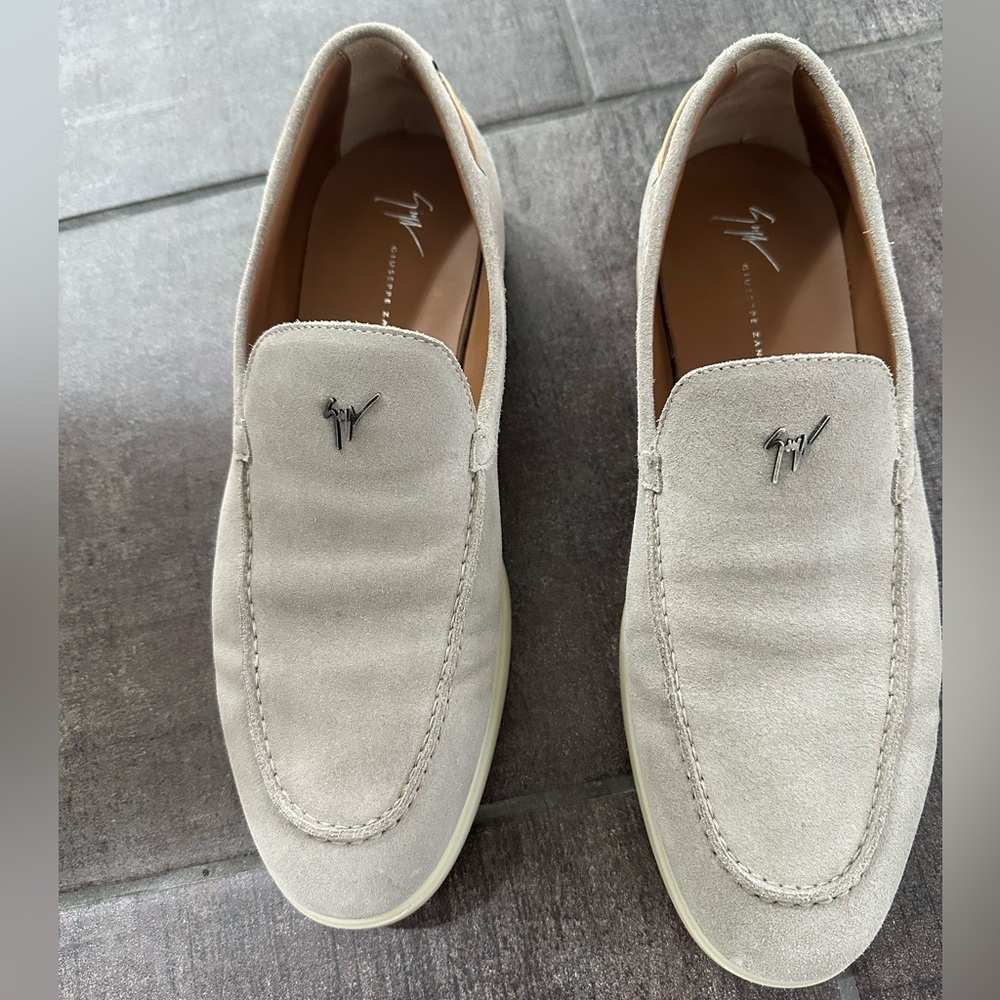 GIUSEPPE ZANOTTI SUEDE LOAFERS